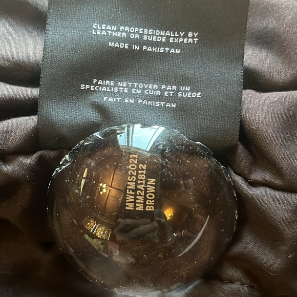 Marc New York Andrew Marc Leather Jacket Brown Medium - Picture 5 of 15